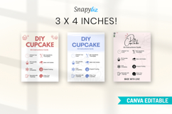 DIY Cupcake Instructions Cards Canva Templates Product Image 8
