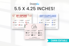 DIY Cupcake Instructions Cards Canva Templates Product Image 7
