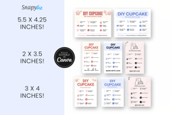 DIY Cupcake Instructions Cards Canva Templates Product Image 6