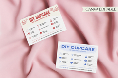 DIY Cupcake Instructions Cards Canva Templates Product Image 2