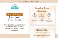 Editable Jewelry Care Card Template Product Image 4