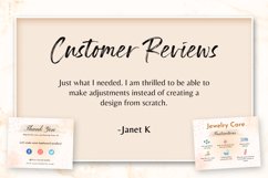 Editable Jewelry Care Card Template Product Image 7
