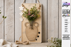 DIY String Art Wall Vase Laser Cut Bundle | Flower Holders Product Image 3