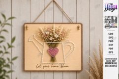 DIY String Art Wall Vase Laser Cut Bundle | Flower Holders Product Image 7