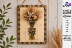 DIY String Art Wall Vase Laser Cut Bundle | Flower Holders Product Image 9