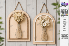 DIY String Art Wall Vase Laser Cut Bundle | Flower Holders Product Image 12