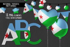National, Patriotic Party Bundle. Djibouti Product Image 1