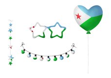 National, Patriotic Party Bundle. Djibouti Product Image 4
