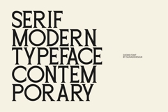 Djore - Serif Typeface Minimal Font Product Image 2