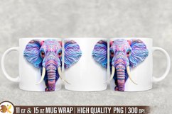 Animal 3D Mug Sublimation Bundle, 11oz Mug Wrap Sublimation Product Image 23