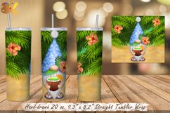 Gnome Tumbler Sublimation Bundle, 20 oz Beach Tumbler Wrap Product Image 8