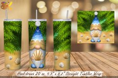 Gnome Tumbler Sublimation Bundle, 20 oz Beach Tumbler Wrap Product Image 6