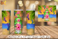 Gnome Tumbler Sublimation Bundle, 20 oz Beach Tumbler Wrap Product Image 10