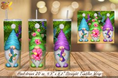 Gnome Tumbler Sublimation Bundle, 20 oz Beach Tumbler Wrap Product Image 9