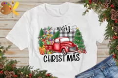 Christmas Truck Png Sublimation, Farmhouse Christmas Sign Product Image 2