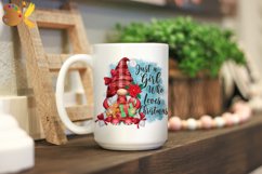 Christmas Gnome Png Sublimation, Christmas Girl Png Product Image 2