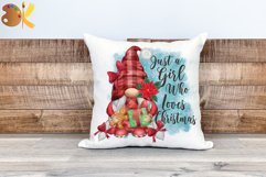Christmas Gnome Png Sublimation, Christmas Girl Png Product Image 3