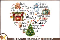 Christmas Sublimation Png, Winter Sublimation, Holiday Png Product Image 1