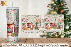 Christmas Tumbler Bundle, 20 oz Skinny Tumbler Sublimation Product Image 4