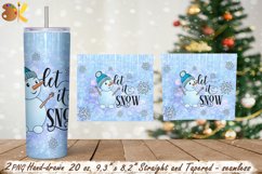 Christmas Tumbler Bundle, 20 oz Skinny Tumbler Sublimation Product Image 6