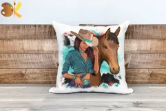 Cowgirl Horse Sublimation, Western Sublimation Png Product Image 4
