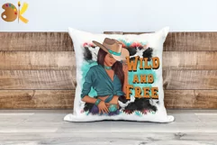 Cowgirl Sublimation, Wild and Free Png, Western Png Product Image 4