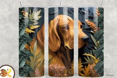 3D Dog Tumbler Sublimation Bundle, 20 oz Skinny Tumbler Wrap Product Image 9