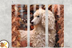 3D Dog Tumbler Sublimation Bundle, 20 oz Skinny Tumbler Wrap Product Image 8