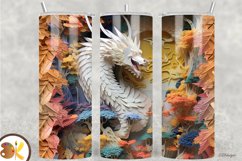 3D Tumbler Sublimation Wrap Bundle, 20 oz Dragon Tumbler Product Image 12