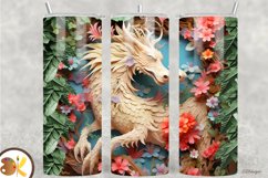 3D Tumbler Sublimation Wrap Bundle, 20 oz Dragon Tumbler Product Image 3