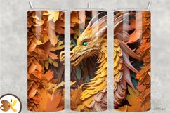 3D Tumbler Sublimation Wrap Bundle, 20 oz Dragon Tumbler Product Image 5