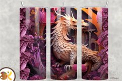 3D Tumbler Sublimation Wrap Bundle, 20 oz Dragon Tumbler Product Image 9