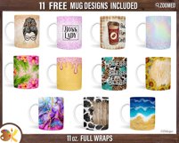 Christmas Flowers Tumbler Wrap, 20 oz Skinny Tumbler Png Product Image 4