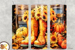 Fall Tumbler Bundle Sublimation, 20oz Farmhouse Tumbler Wrap Product Image 16