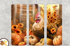 Fall Tumbler Bundle Sublimation, 20oz Farmhouse Tumbler Wrap Product Image 20