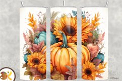 Fall Tumbler Bundle Sublimation, 20oz Farmhouse Tumbler Wrap Product Image 5