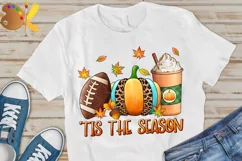 Fall Png Sublimation, Tis The Season Png, Fall Football Png Product Image 2