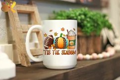 Fall Png Sublimation, Tis The Season Png, Fall Football Png Product Image 3