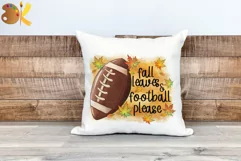 Fall Football Sublimation, Autumn Leaves Png, Funny Fall Png Product Image 4