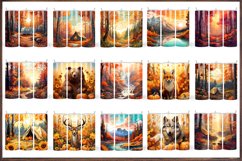 Fall Camping Tumbler Bundle Sublimation, 20oz Autumn Tumbler Product Image 2
