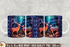 3D Mug Wrap Sublimation Bundle, 11oz Forest Mug Wrap Product Image 4