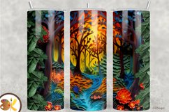3D Tumbler Sublimation Bundle, 20 oz Forest Tumbler Product Image 12