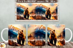 Animals Mug Sublimation Bundle, 11 oz Wild Animal Mug Wrap Product Image 2