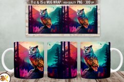 Animals Mug Sublimation Bundle, 11 oz Wild Animal Mug Wrap Product Image 3
