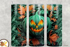 Halloween Pumpkin 3D Tumbler Wrap Bundle, 20 oz Tumbler Product Image 5