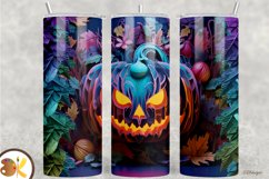Halloween Pumpkin 3D Tumbler Wrap Bundle, 20 oz Tumbler Product Image 6
