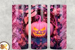 Halloween Pumpkin 3D Tumbler Wrap Bundle, 20 oz Tumbler Product Image 9