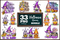 Halloween Gnomes Sublimation Bundle, Halloween Png Bundle Product Image 3