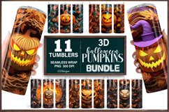 Halloween 3D Tumbler Sublimation Bundle, 20 oz Fall Tumbler Product Image 1