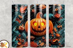 Halloween 3D Tumbler Sublimation Bundle, 20 oz Fall Tumbler Product Image 4